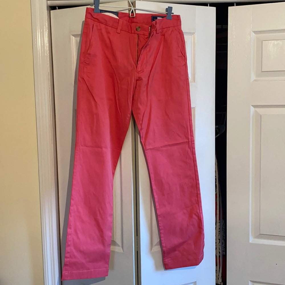 Brand new Vineyard Vines Salmon Chinos W30 / L 32